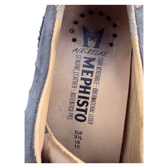 Mephisto Ludo Graphite Nubuck Air Relax Sneakers - Picture 2 of 9
